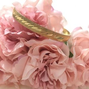 Gold Monet bangle